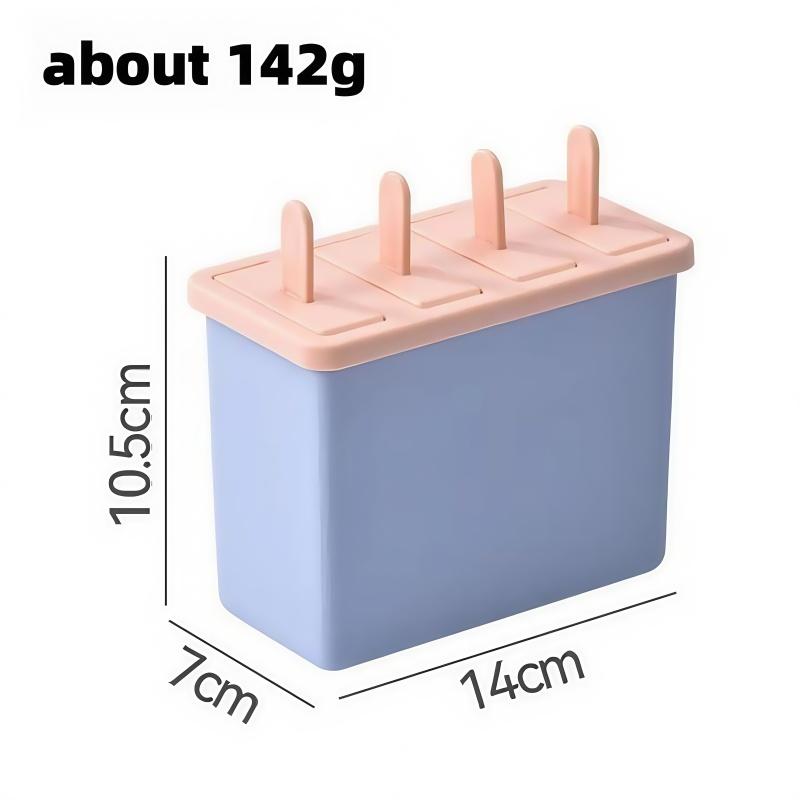 Popsicle/Sorbet Mold Food Grade Household Popsicle Making Frozen Ice Box Abrasive Tools with Lid Homemade Ice Cream Artifact