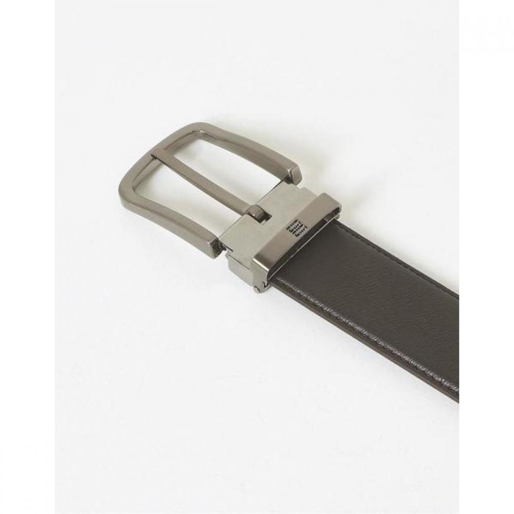 Daks Brown Solid Leather Belt Dbbe2f046w3