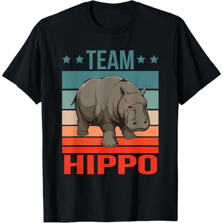 

Team Hippo Quote River Hippopotamus Hippo T-Shirt XXXXXL разноцветный