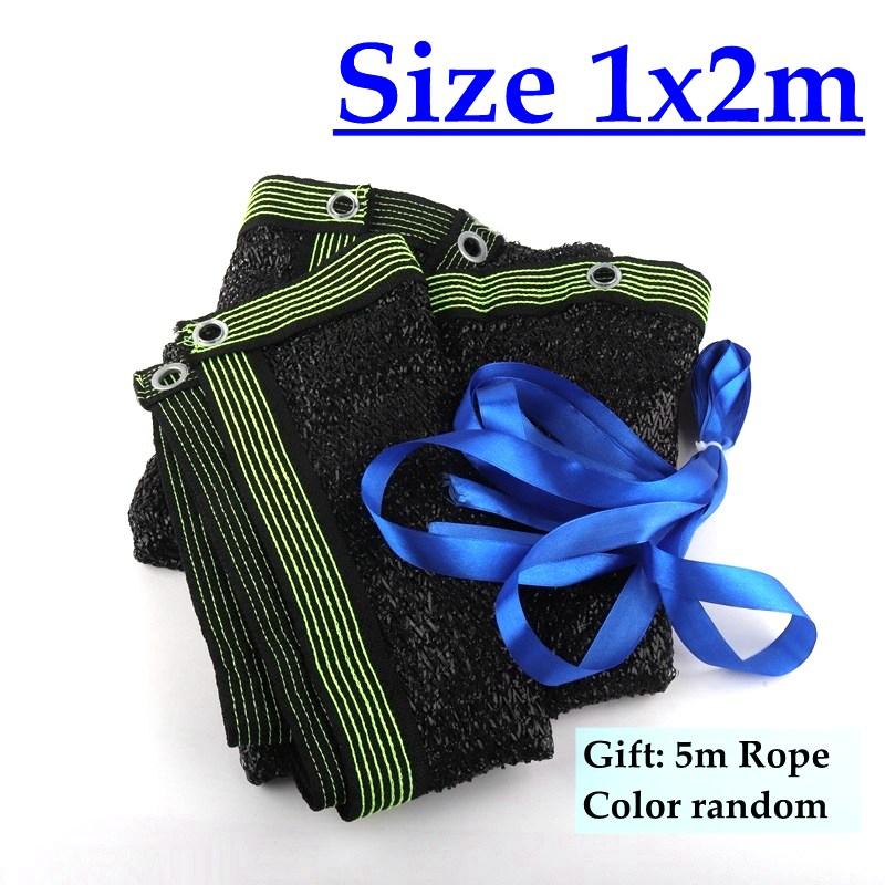 Черная 3-контактная УФ-защитная HDPE затеняющая сетка Защитная от солнца для суккулентов Навес для открытого бассейна Затеняющая сетка Степень затенения 40~50% 3 PIN