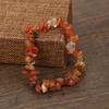 Brățară elastică cu pietre handmade, ușoară, cu pietre false neregulate, pentru femei, decorată manual