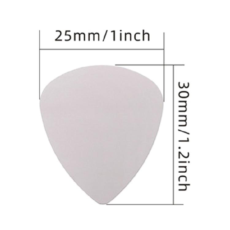 10Pcs Electric Guitar Bass Pick Plectrum Stainless Steel Guitar Pick Plectrums