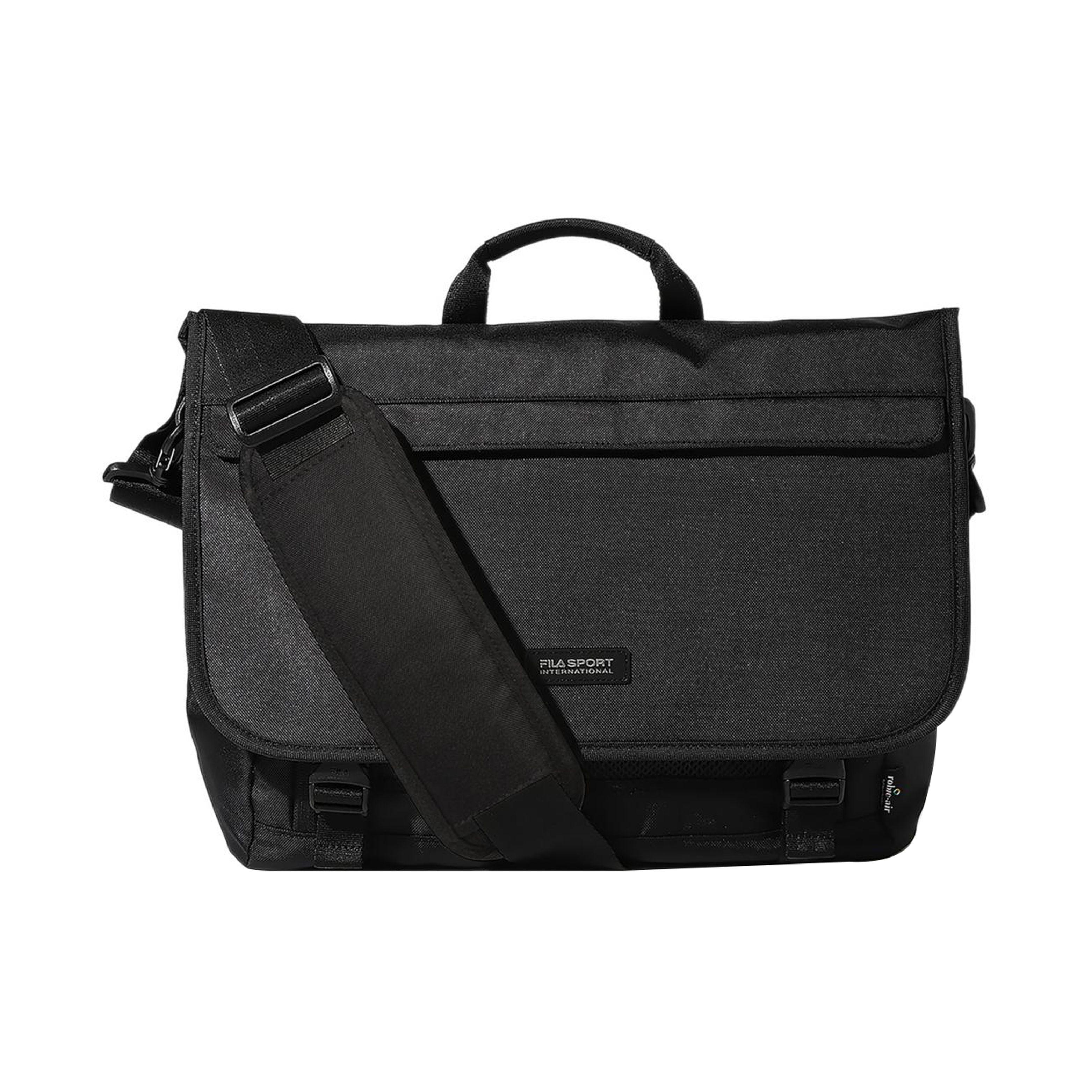 

FILA Basic Simple Casual Nylon Messenger Bag Unisex bags Black FS3BCF5021X-BLK Black