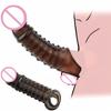 Male Penis Ring Glans Enlargement Extender Delay Ejaculation Silicone Reusable Penis Sleeve Condom Adult Male Erotic Toy