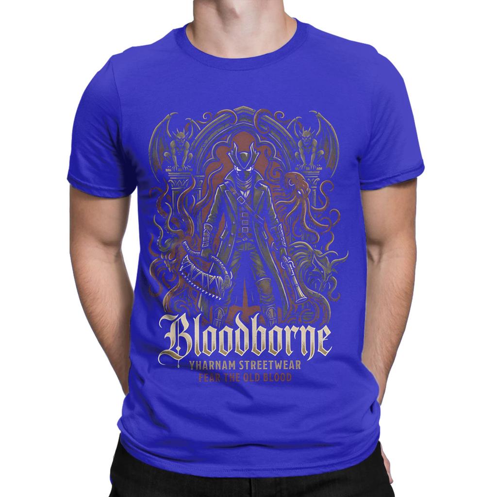 Bloodborne Gaming Graphic Tee Funny 100 Cotton TShirt Bloodborne Tops Tees For Unisex