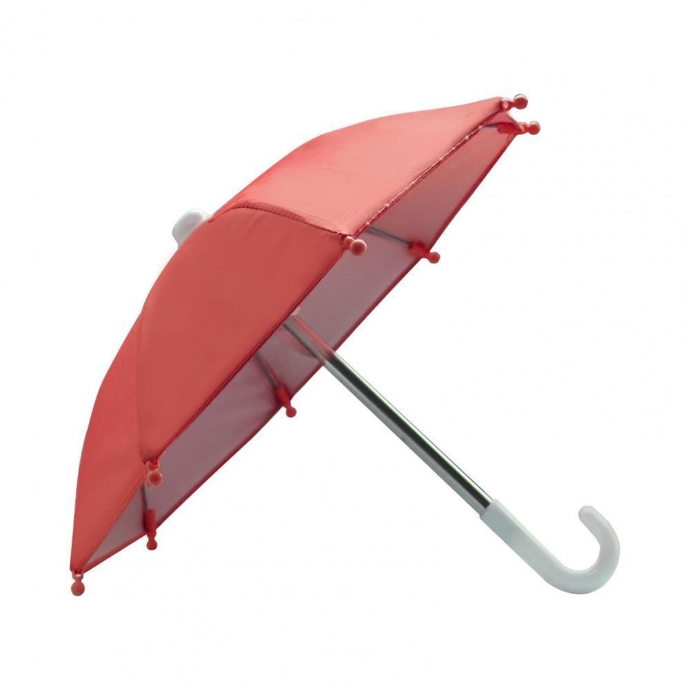 1Set Mobile Phone Holder Locomotive Umbrella Waterproof Portable Mini Parasol Alloy Sun Shade Bicycle Umbrella
