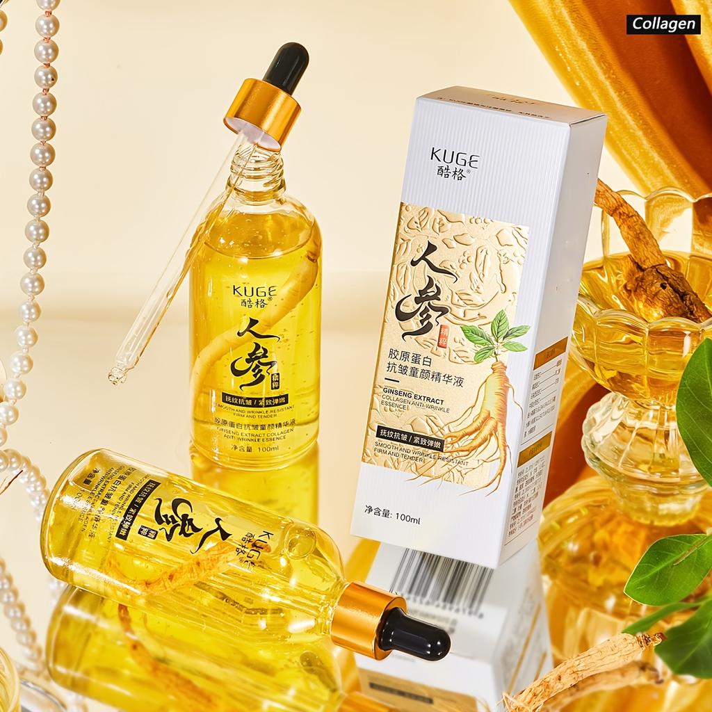 Ginseng Collagen Essence Face Serum Anti-wrinkle Anti-Aging Facial Serum Oil Control Firming Moisturizing Facial Skin Care