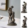 Ornament Artistic pentru Birou cu Ornament Colecționabil Piese Mitologice Statuie Raft de Cărți Textură Bronz Vechi Îmbătrânit Retro Decor Casă Șifonat