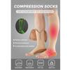 Zipper Compression Socks For Running, Open-Toe Anti-Slip Calf Support Socks With Adjustable Straps For Sports Recovery