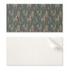 Package of Self-Adhesive Vinyl Tiles with Leaf Pattern Print In 2D Layout 6x60x30 Cm