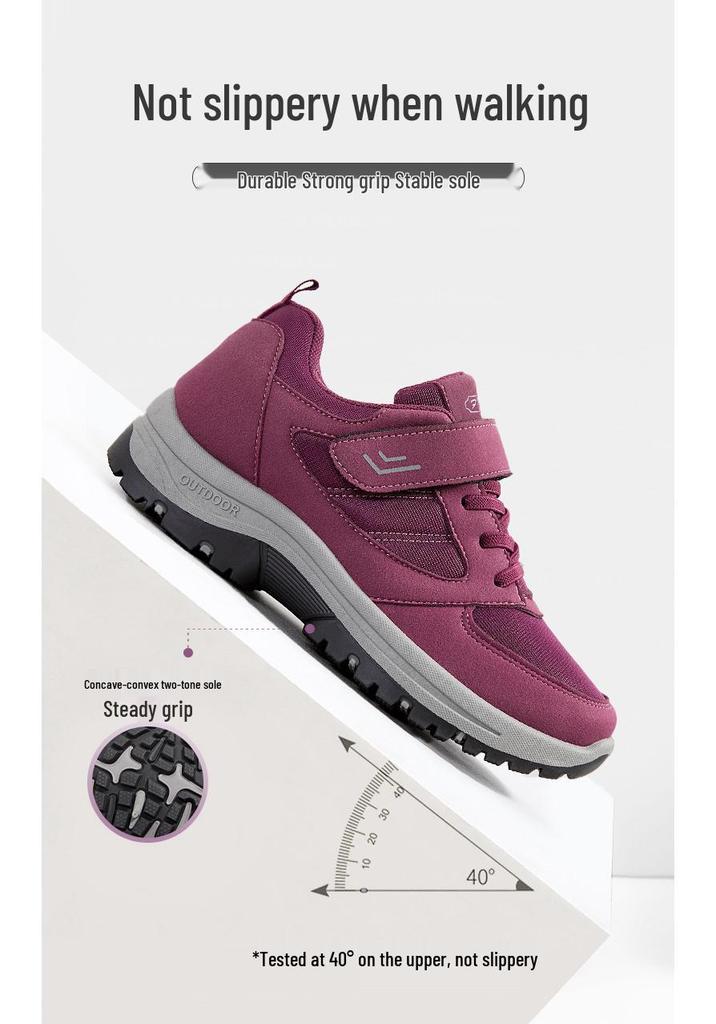 Women's 2026 Spring Velcro Walking Shoes - Comfortable Sports Shoes for Moms