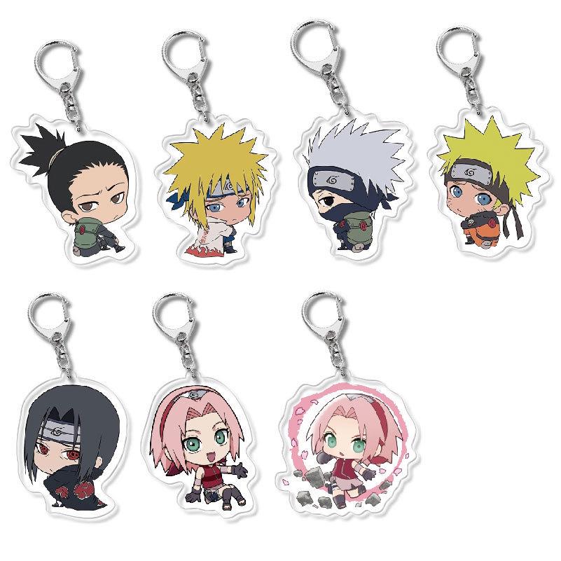 Naruto Haruno Sakura Anime Acrylic Keychain Pendant - Campus Creative Gift