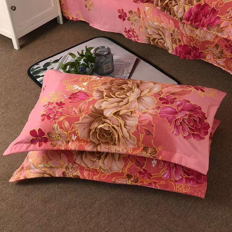 Skin-Friendly Breathable Brushed Pillowcase, Thickened 48x78 cm Cover for Adult Pillow Core
