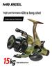 Camouflage All-Metal Large Fishing Reel: Super Long Cast, Gapless Design Spinning Reel.