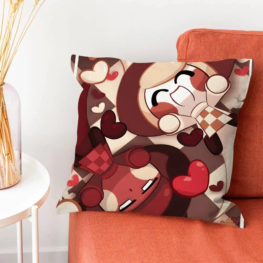 C-Cookie Run Kingdom Pillow Case Pillow Case Living Room Sofa Cushion Cover Suitable For Home Bedroom Room Decoration