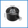 Aluminum Alloy Steering Wheel Quick Release Disconnect 3 Holes Hub 0.27" Bore Black Auto Accessories