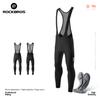 ROCKBROS Winter Autumn Men Cycling Bib Pants Fleece Warm Sports MTB Road Bike Long Trousers Pad Bicycle Strappy Jumpsuit Pants