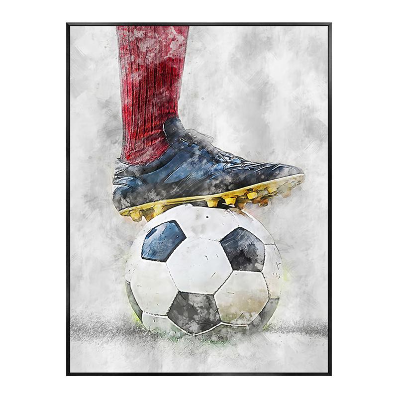 

Футбольний плакат Nordic Soccer Хлопчики Декоративні принти Картини Картини на полотні Настінні картини Вітальня Декор спальні Сучасний 40x60cm No Framed