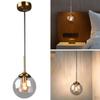 Glass Ceiling Lights LED W/ E14 Lighting Nordic Pendant Light for Bedroom kitchen counter