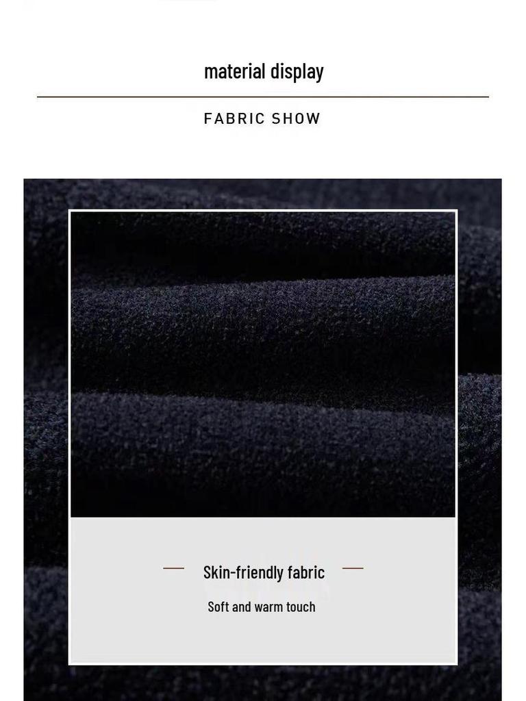 Men's Autumn Color Block Knit Pullover Sweater - Long Sleeve, Soft, Comfortable, Skin-Friendly