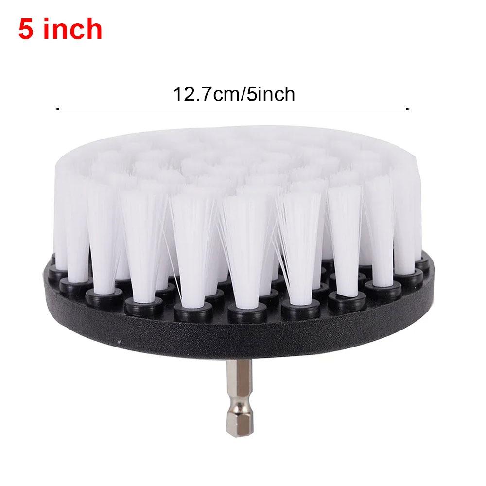 1ks Nylonový čistič kartáčů na elektrickou vrtačku Power Scrubber Brush Pro čištění koberců, kůže, skla