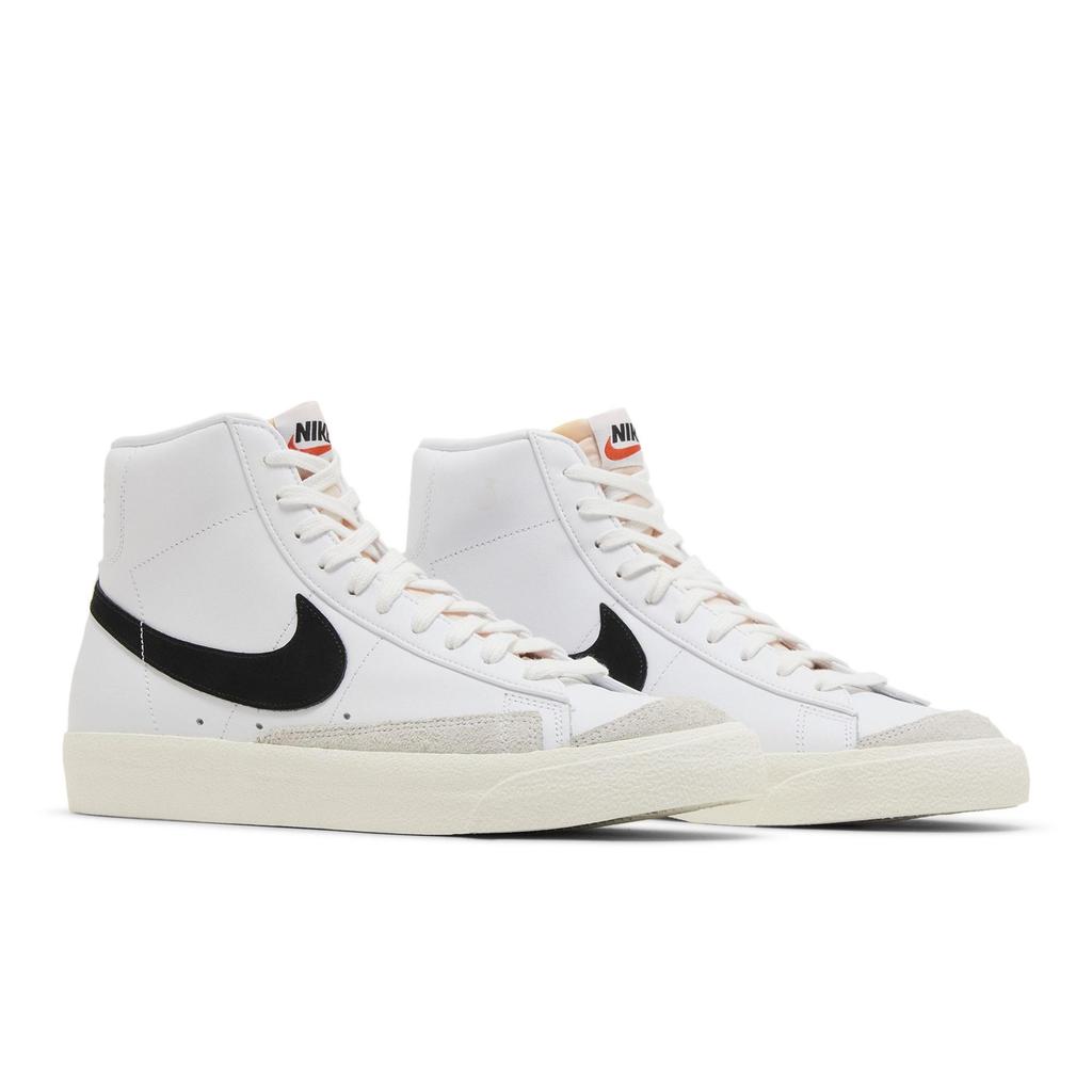 Nike Blazer Mid '77 Vintage 'White Black' (Unisex) White / Black Skate Shoes BQ6806 100
