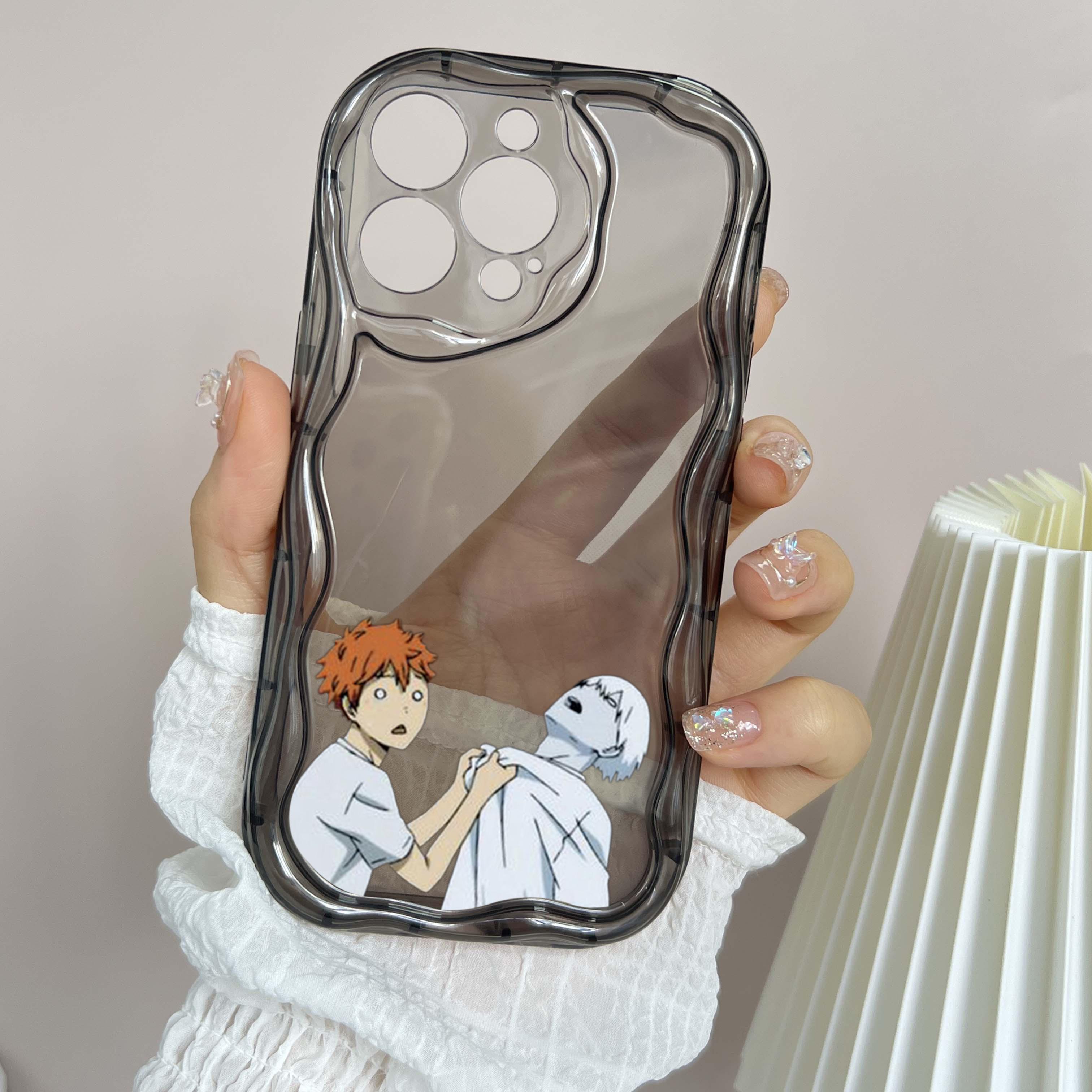 

N69 аниме Haikyuu X Reader art, мягкие волнистые чехлы для телефонов для iPhone 14 Pro Max 13 mini 15 Plus XR 7 8 6 XS Max 12 11, защитный бампер for iPhone 13