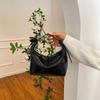 Silver Women's Bag  New Fashionable Versatile Shoulder Bag with Advanced Sense, Small Group Work Hand Carrying Crossbody Bag