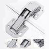 Cabinet Hinges,90 Degree Soft Close Surface Mount Spring Frameless Concealed Cabinet Door Hinges for Cupboard,Easy Install