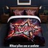 Korn Design Bed Bedding Set 1 Duvet Cover + 2 Pillowcases Soft Breathable Household Bed Linens