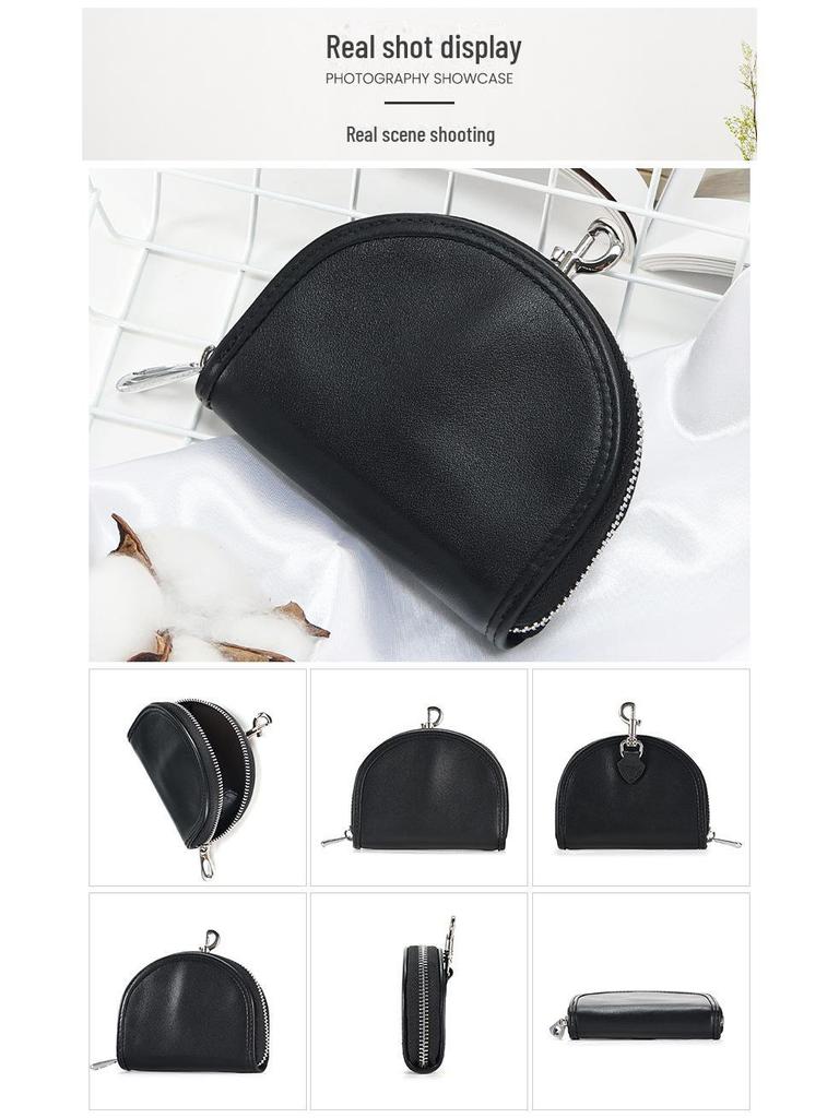 Women's Genuine Leather Mini Coin Purse - Luxury Summer Cowhide Wallet