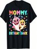 Mommy Of The Birthday Family Shark Funny Kids Birthday Party T-Shirt