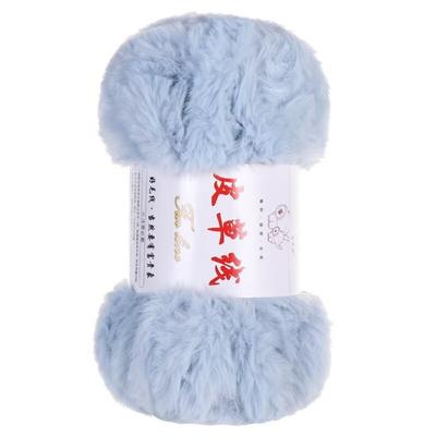 Häkelgarn 100g Rolle Kunstfellgarn Flauschige Textur Anti-Pilling Kaschmirgarn Einfarbige Dicke Garn Flauschiges Nerzgarn DIY Handwerk