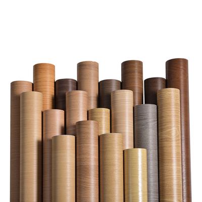 Thickened Flame Retardant Wood Grain Self-adhesive Wallpaper Decorative Stickers Home Office Hotel Decorative Film