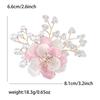Simulation Pearl Enamel Flower Brooch for Women Unisex Plant Pins Party Accessories Gifts Friends Decoration