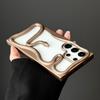 Frosted Gold Three-dimensional Snake Mobile Phone Case for Samsung S25ultra for S24ultra Trendy S23ULTRA