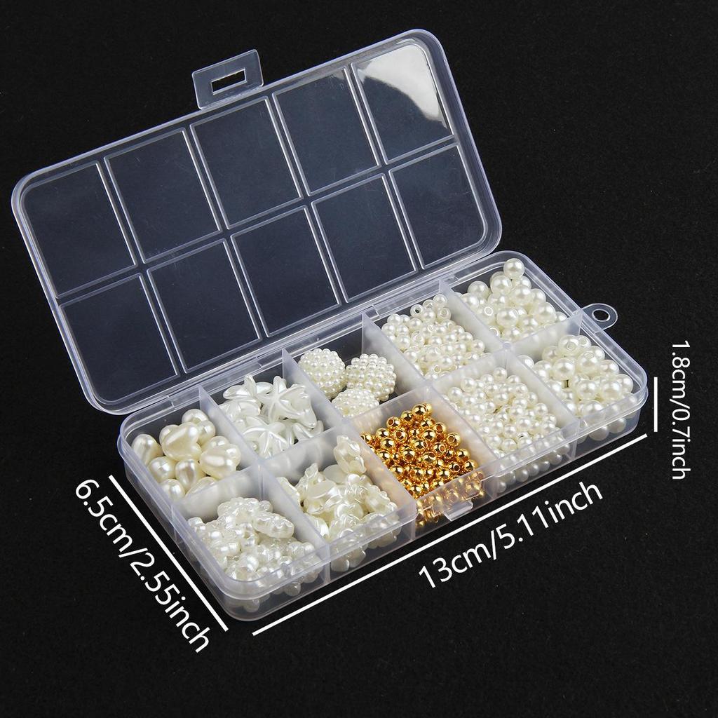 Temu Pearl Beaded Bag & DIY Jewelry Kit (Handmade)