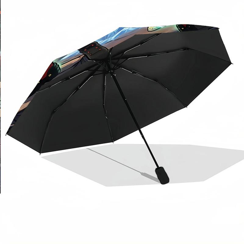 Portable Auto Folding Umbrella,My Hero Academia 8 Rib Waterproof Umbrella For Camping Commute