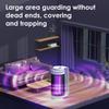 Rechargeable Mosquito Zapper Lamp with Dual Functions: Purple LED And Desk Light, Suitable for Camping, Outdoor Spaces, And Indoor Pest Management