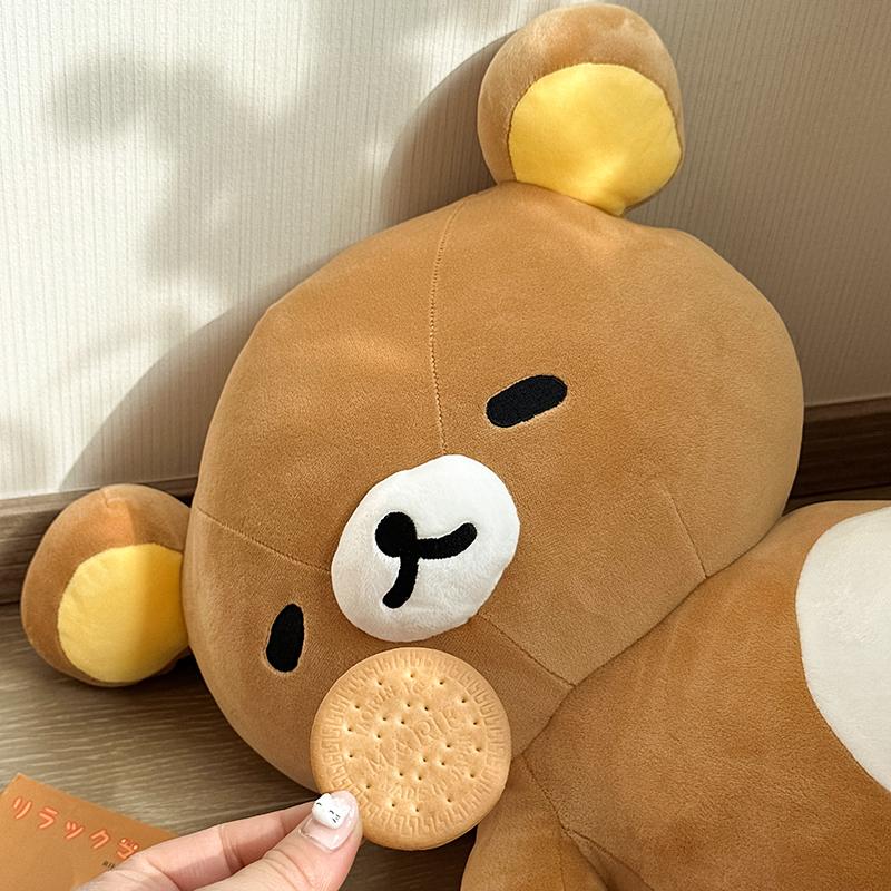 Velmi měkký plyšák Rilakkuma Kreslený líný medvěd Plyšáci Plněný Anime Roztomilý medvídek v japonském stylu Mazlivý polštář Dárky Dívka