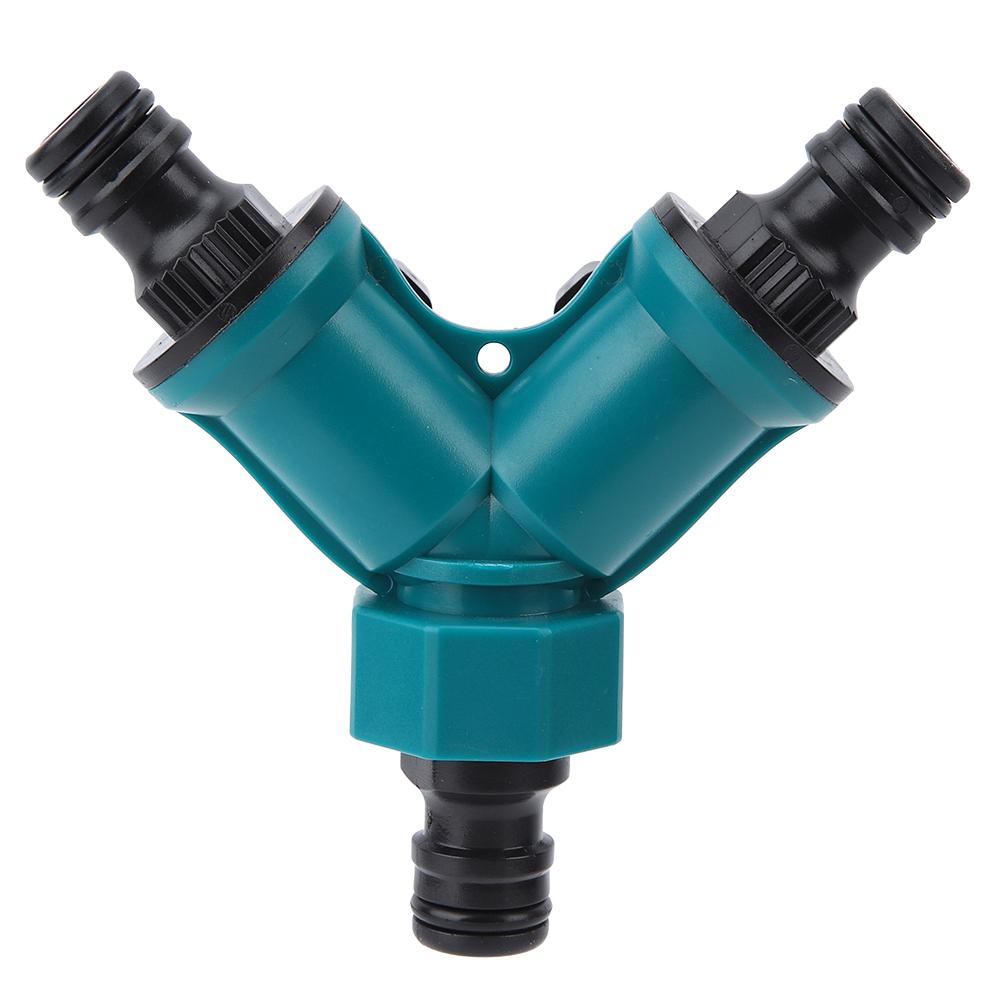 2Pcs Three way Adapter Y Type Connector Water Pipe Joint with   