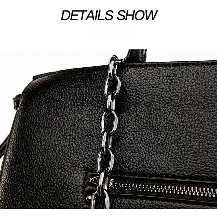 Crocodile embossed tote bag shoulder bag