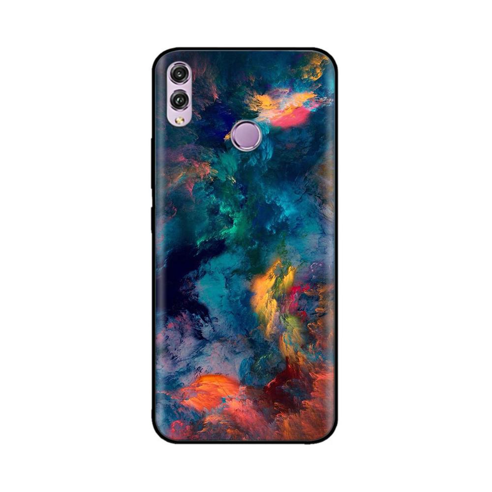 For Huawei Honor 8X Case Silicon Soft TPU Cartoon Painted Back Cover Phone Case for Huawei Honor 8X 8 X Honor8x Cases Bumper