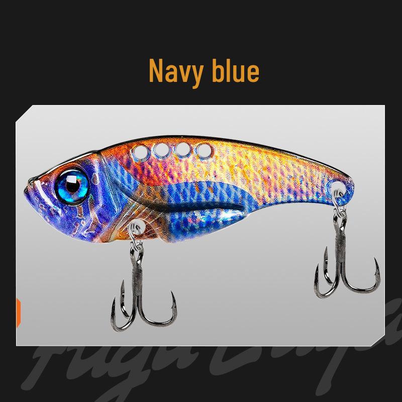 Iron Plate VIB Rattlesnake 3D Spinnerbait: Universal Long Cast Lure