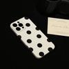 Small Niche Minimalist Polka Dot for IPhone 16 Case for Apple 17 Promax Film Soft 13 All Inclusive 14
