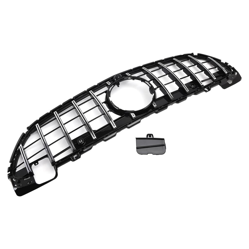 GTR Style Front Bumper Grille Grill W/Camera Fit Mercedes Benz W206 2022-2023