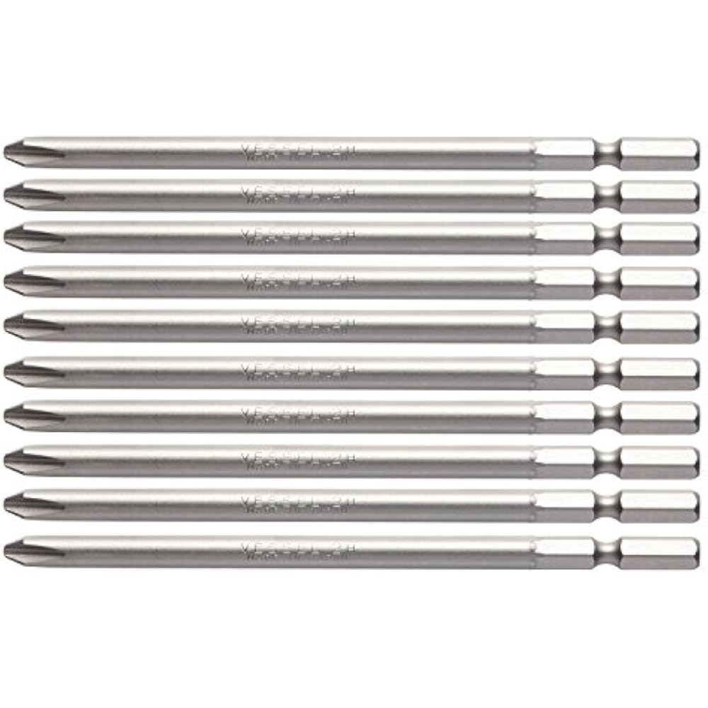 [Amazon.co.jp Exclusive] VESSEL (VESSEL) Screwdriver Bits for Air Electric Screwdrivers +2 x 5.3 ...