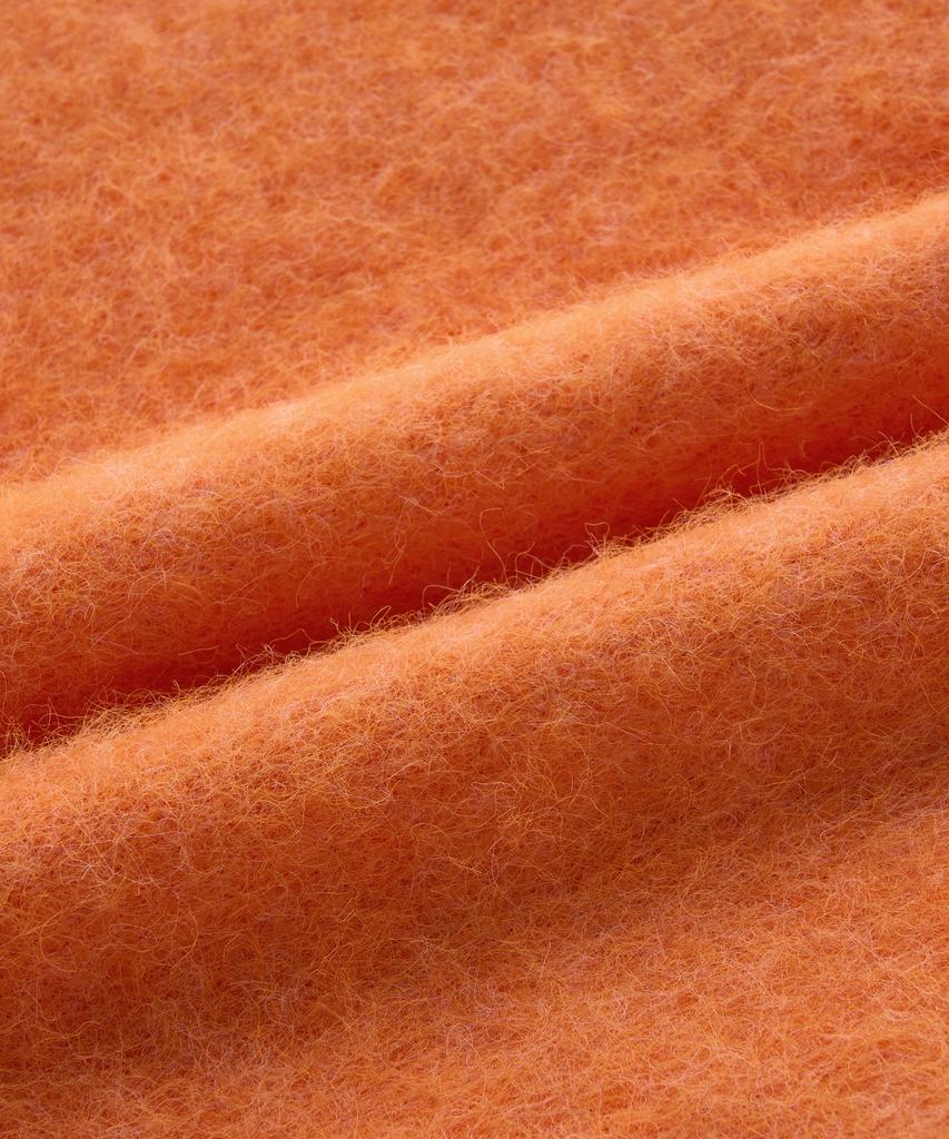 Deopinseu [Deopinseu X Find & Co] Shaggy Dog Cardigan (Soft Orange)