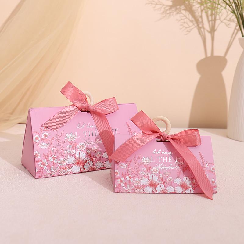 Elegant Purple Wedding Candy Box 2025: New Style Light Luxury for Engagement Party Favors