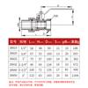 Haisidick Brass Internal/External Thread Ball Valve